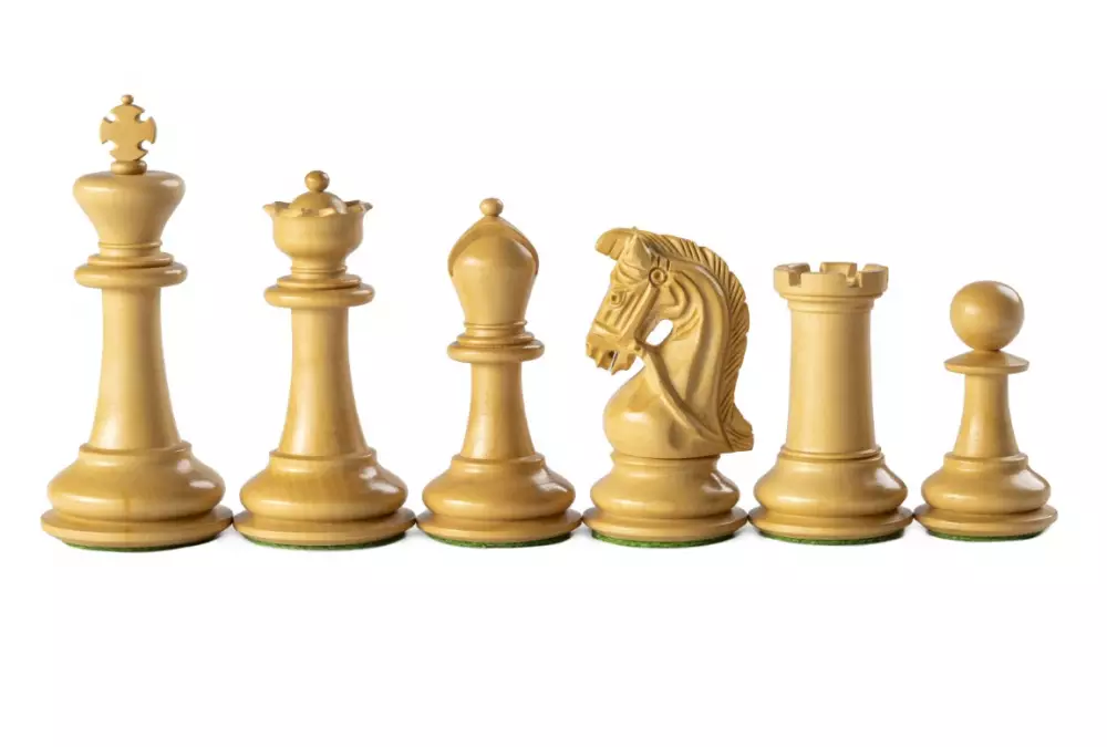 Figury szachowe Sultan 3,75 cala Akacja/Bukszpan